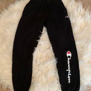 Black Champion Sweatpants